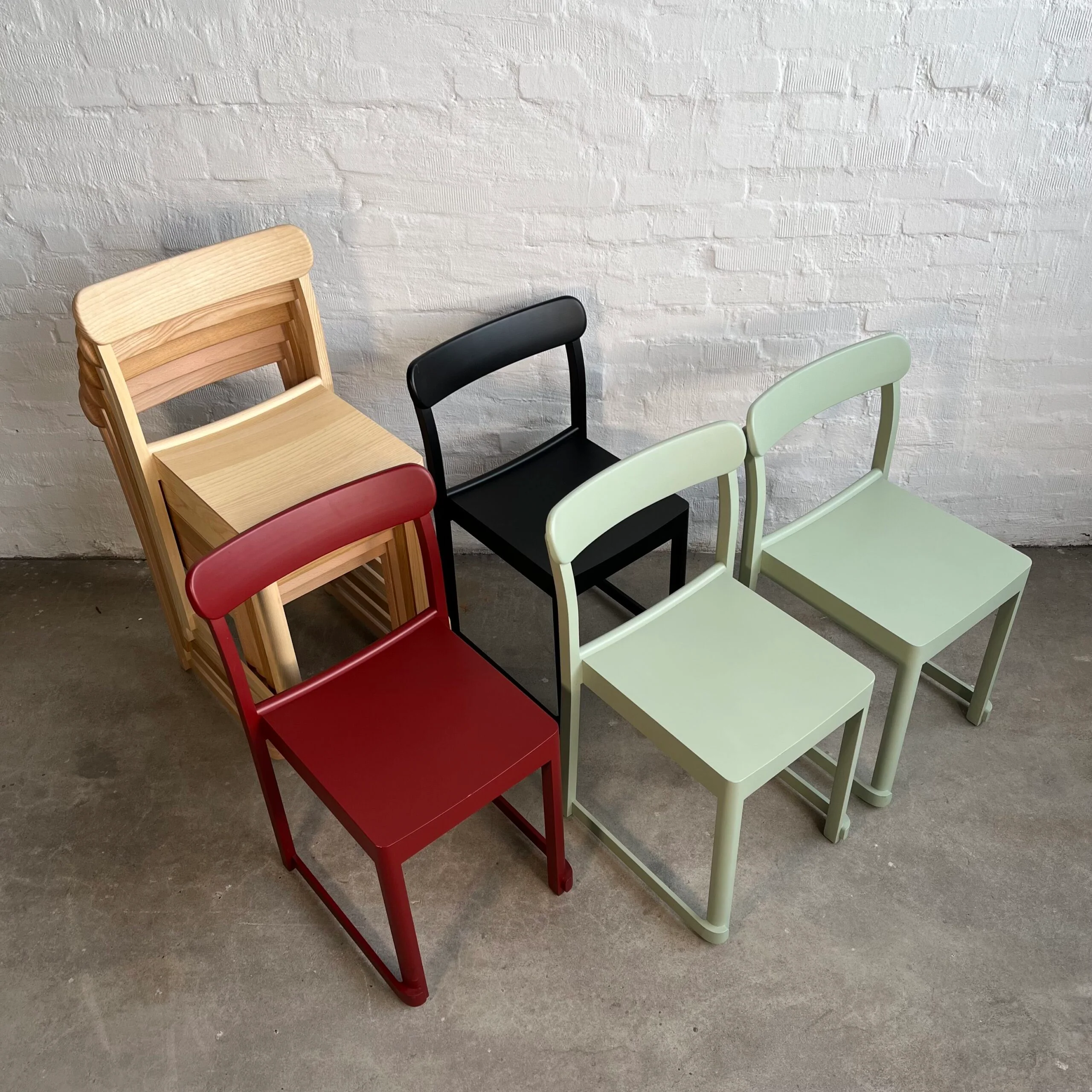 Artek - Atelier Chair - Stuhl - Buche grün - TAF Architekts - gebrauchter TOP Zustand - Image 9