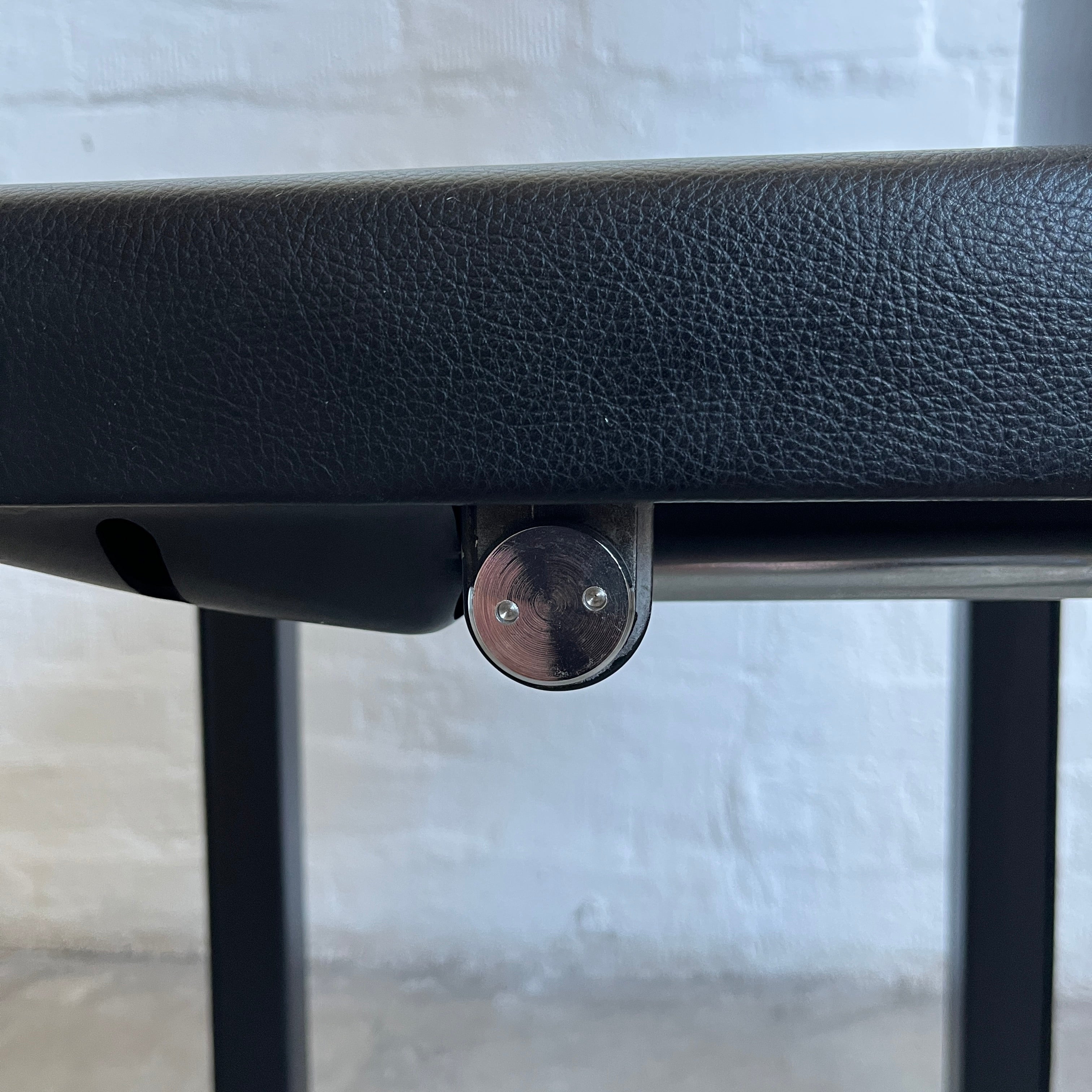 B+B Italia - Arcadia - Stuhl - Leder Schwarz - Image 10