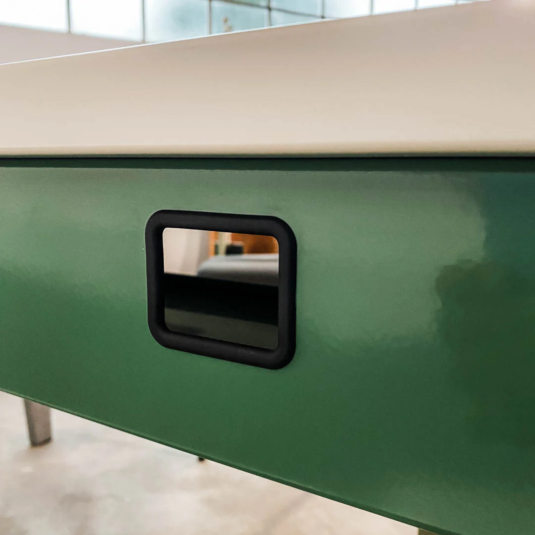 Vitra - Bureau Métallique Raw Edition - Sekretär/Schreibtisch - grün/weiß - Jean Prouvé - sehr guter gebrauchter Zustand - Image 12