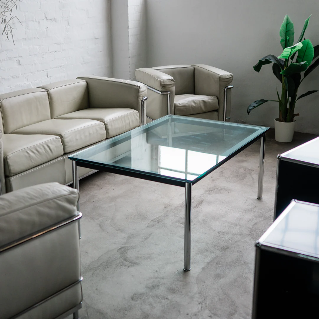 Cassina - LC 2 - 3-Sitzer Sofa - Leder hell - Le Corbusier, Charlotte Perriand & Pierre Jeanneret -  guter gebrauchter Zustand - Image 10