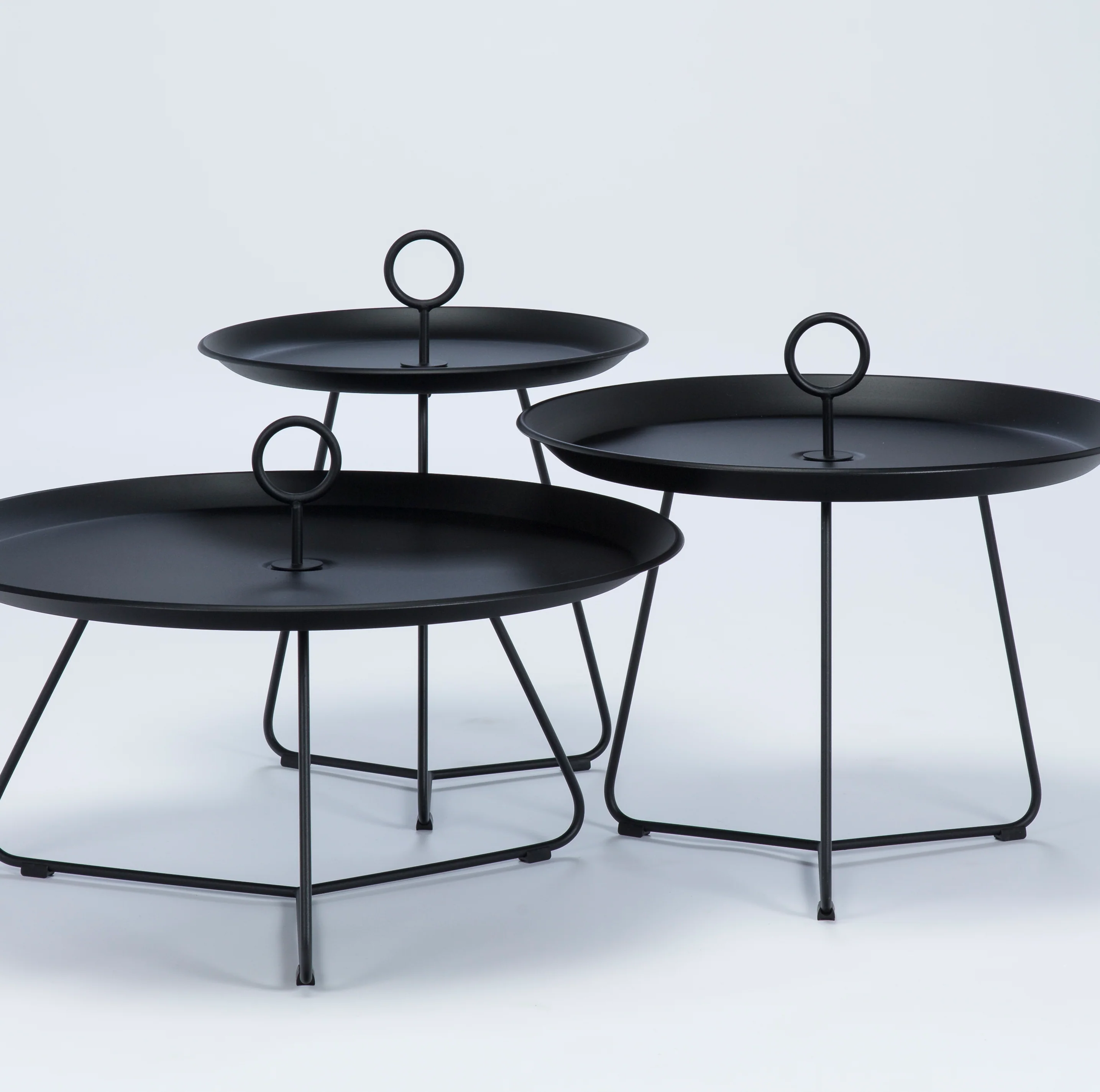 HOUE - Eyelet Tray Table - Beistelltisch - grau - ø 60 cm - Henrik Pedersen - NEU - Image 10