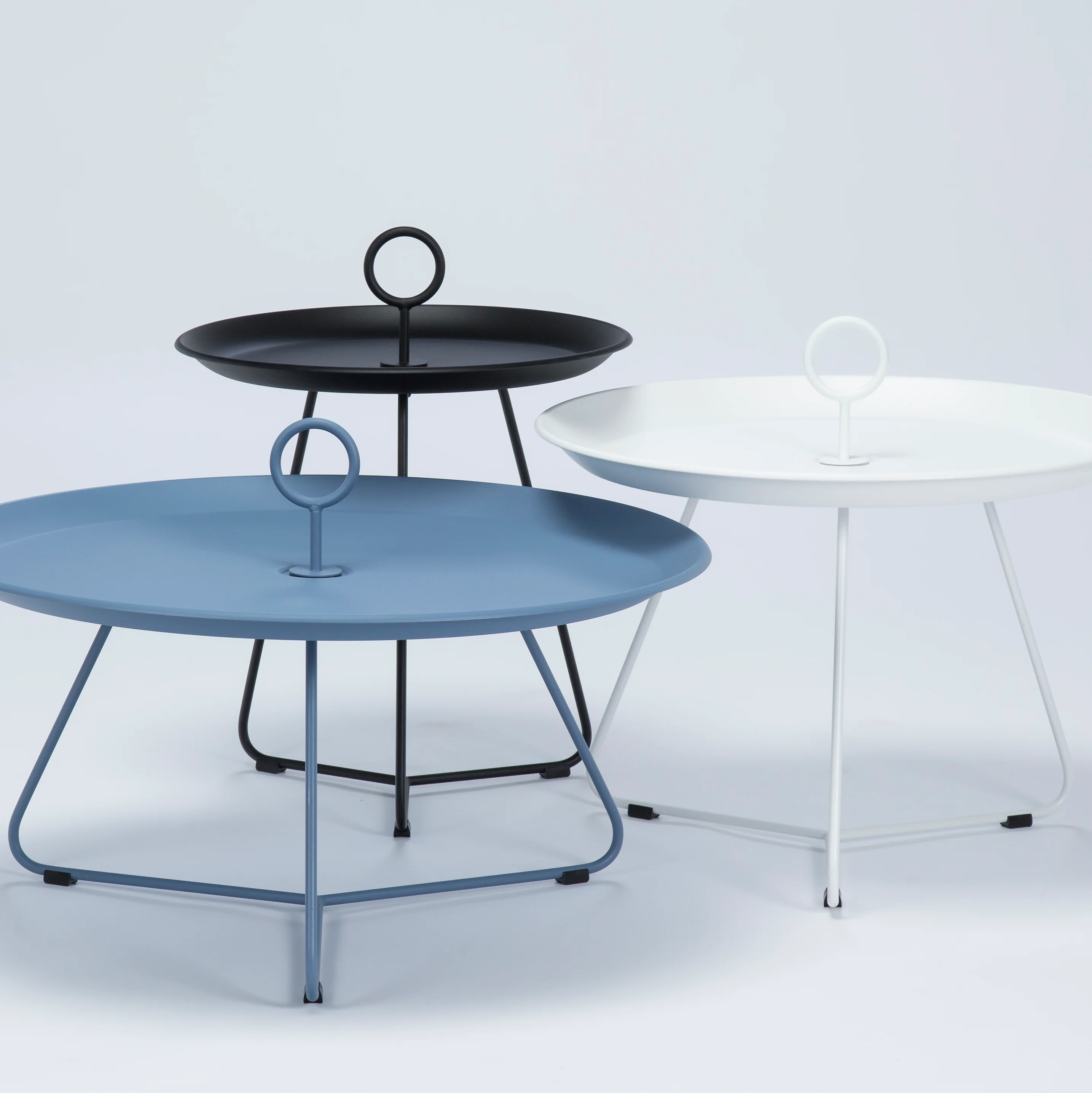 HOUE - Eyelet Tray Table - Beistelltisch - grau - ø 60 cm - Henrik Pedersen - NEU - Image 11