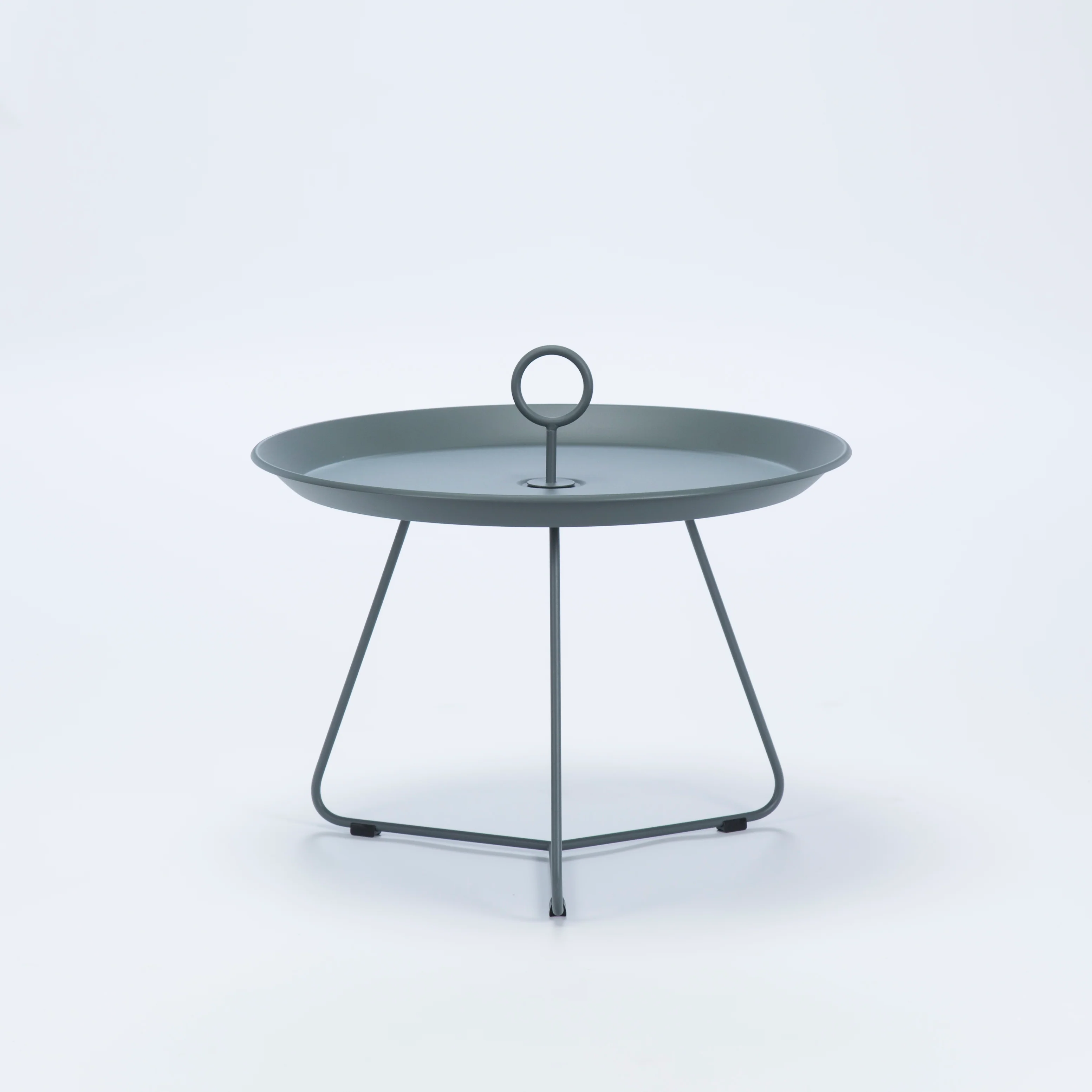 HOUE - Eyelet Tray Table - Beistelltisch - grau - ø 60 cm - Henrik Pedersen - NEU - Image 7