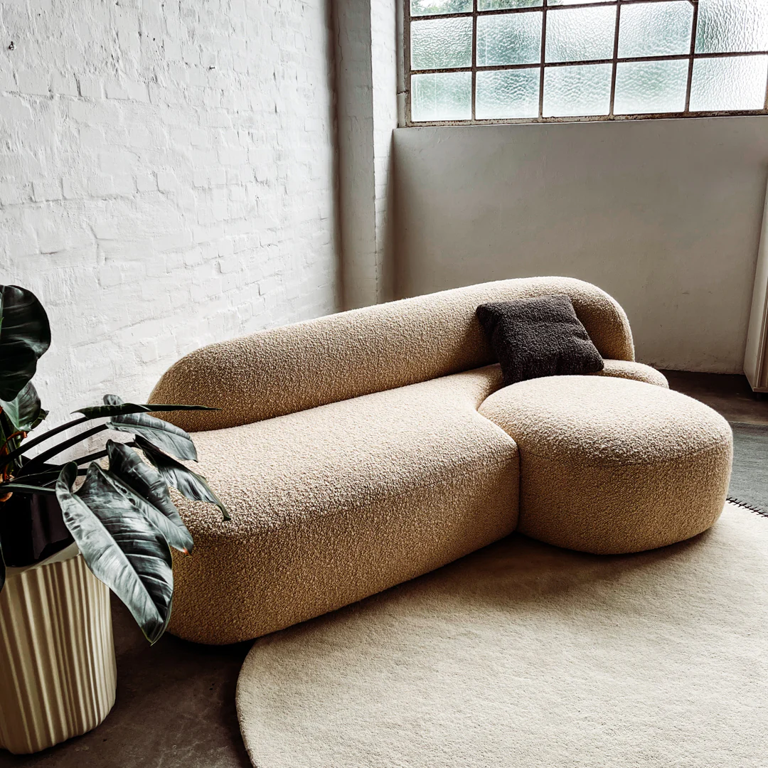 Kartell - Sofa AALAND - Bouclé Stoff cremé - Patricia Urquiola - NEU - Image 7