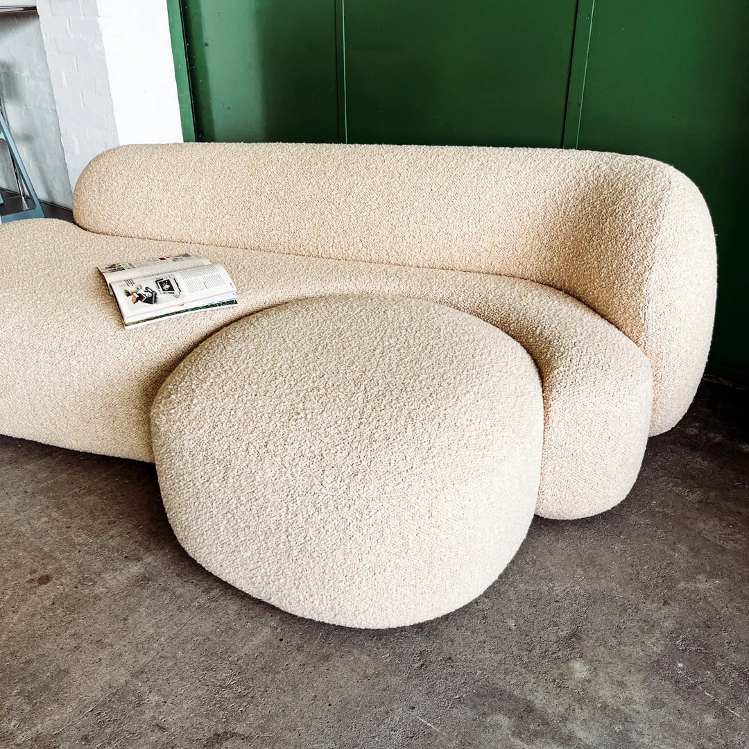 Kartell - Sofa AALAND - Bouclé Stoff cremé - Patricia Urquiola - NEU - Image 8