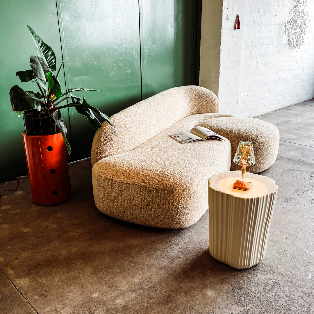 Kartell - Sofa AALAND - Bouclé Stoff cremé - Patricia Urquiola - NEU - Image 9