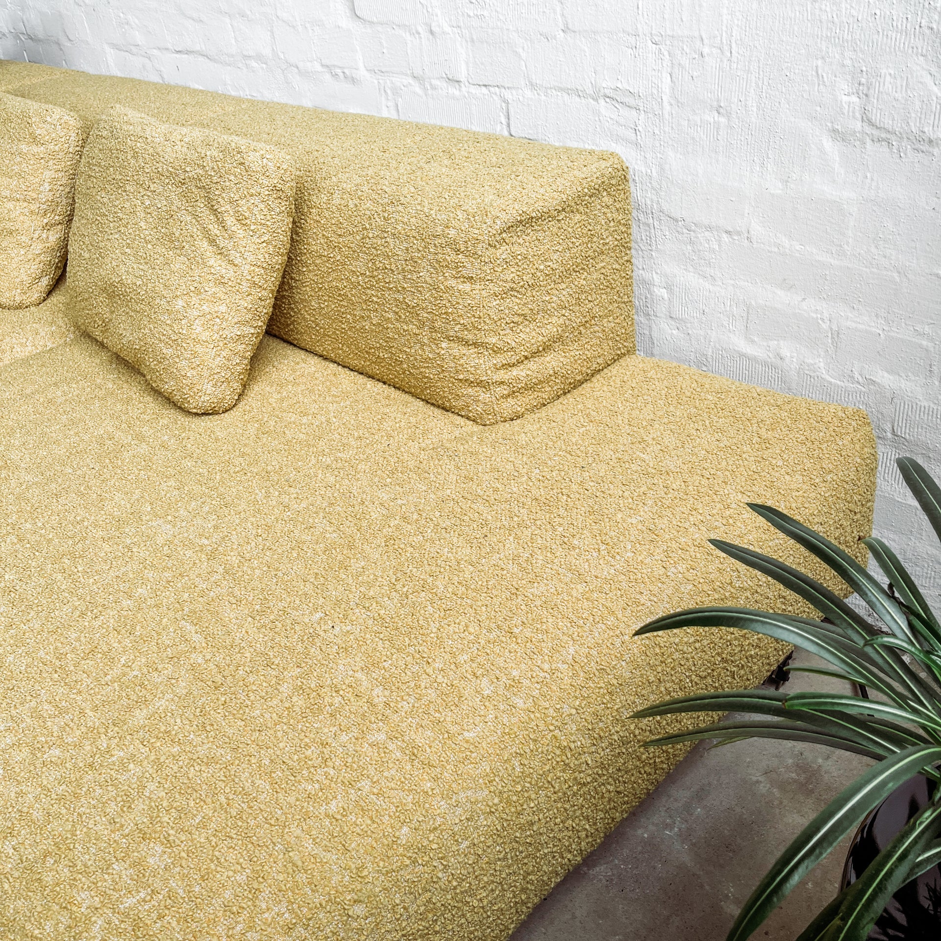 Kartell - Sofa Largo - Curly Acid Yellow - Piero Lissoni - NEU - Image 12