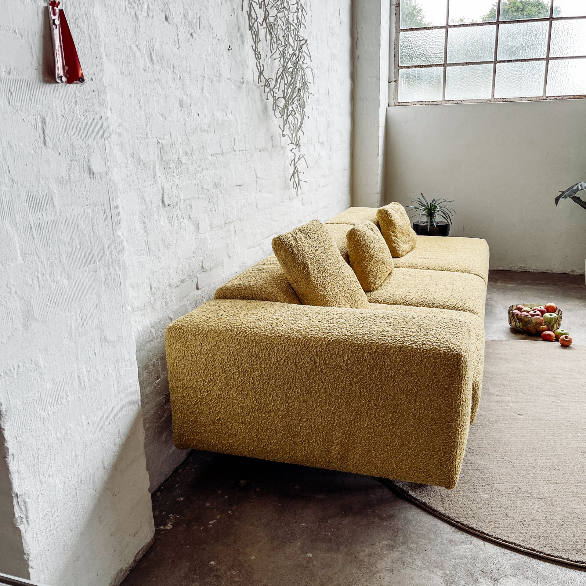 Kartell - Sofa Largo - Curly Acid Yellow - Piero Lissoni - NEU - Image 5