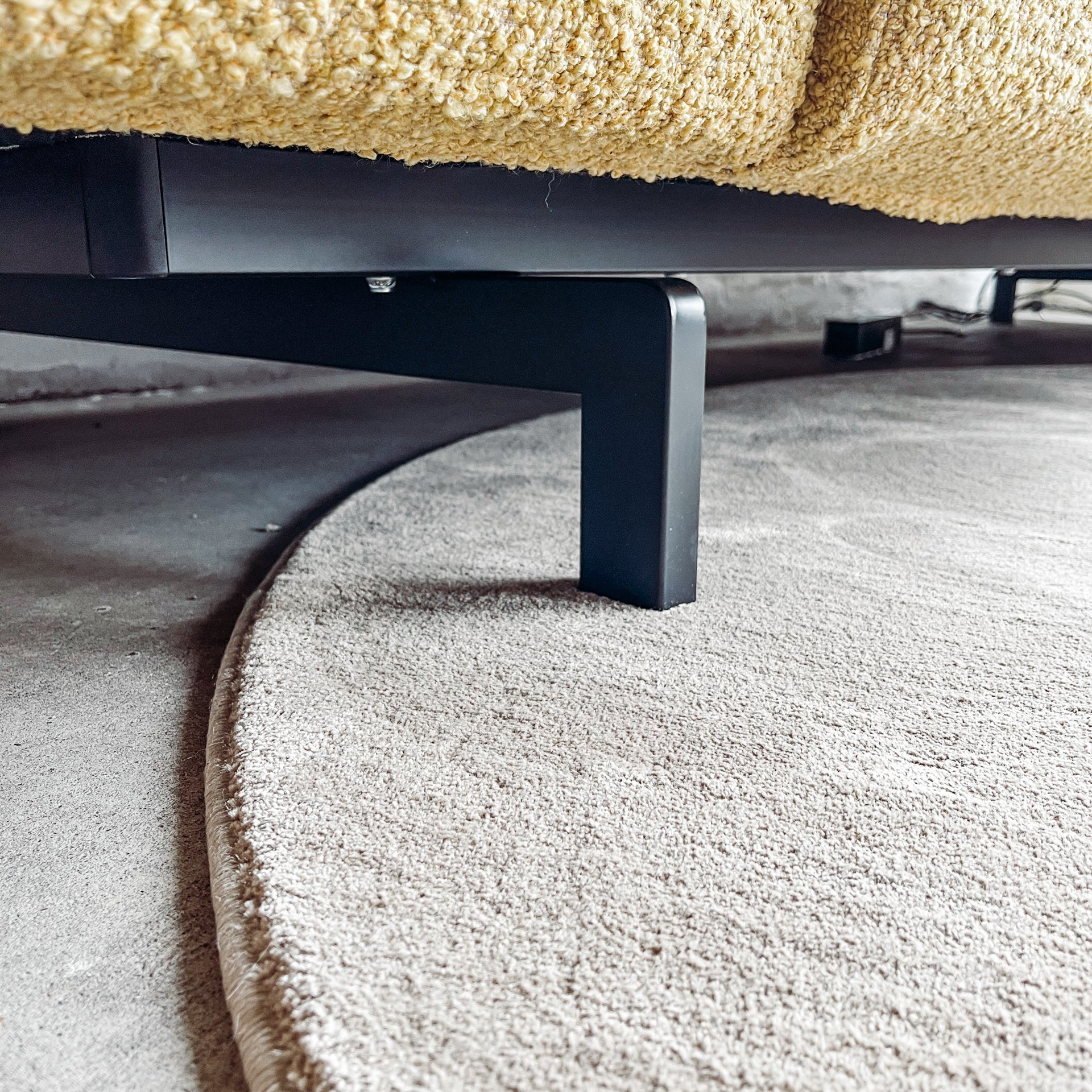 Kartell - Sofa Largo - Curly Acid Yellow - Piero Lissoni - NEU - Image 7