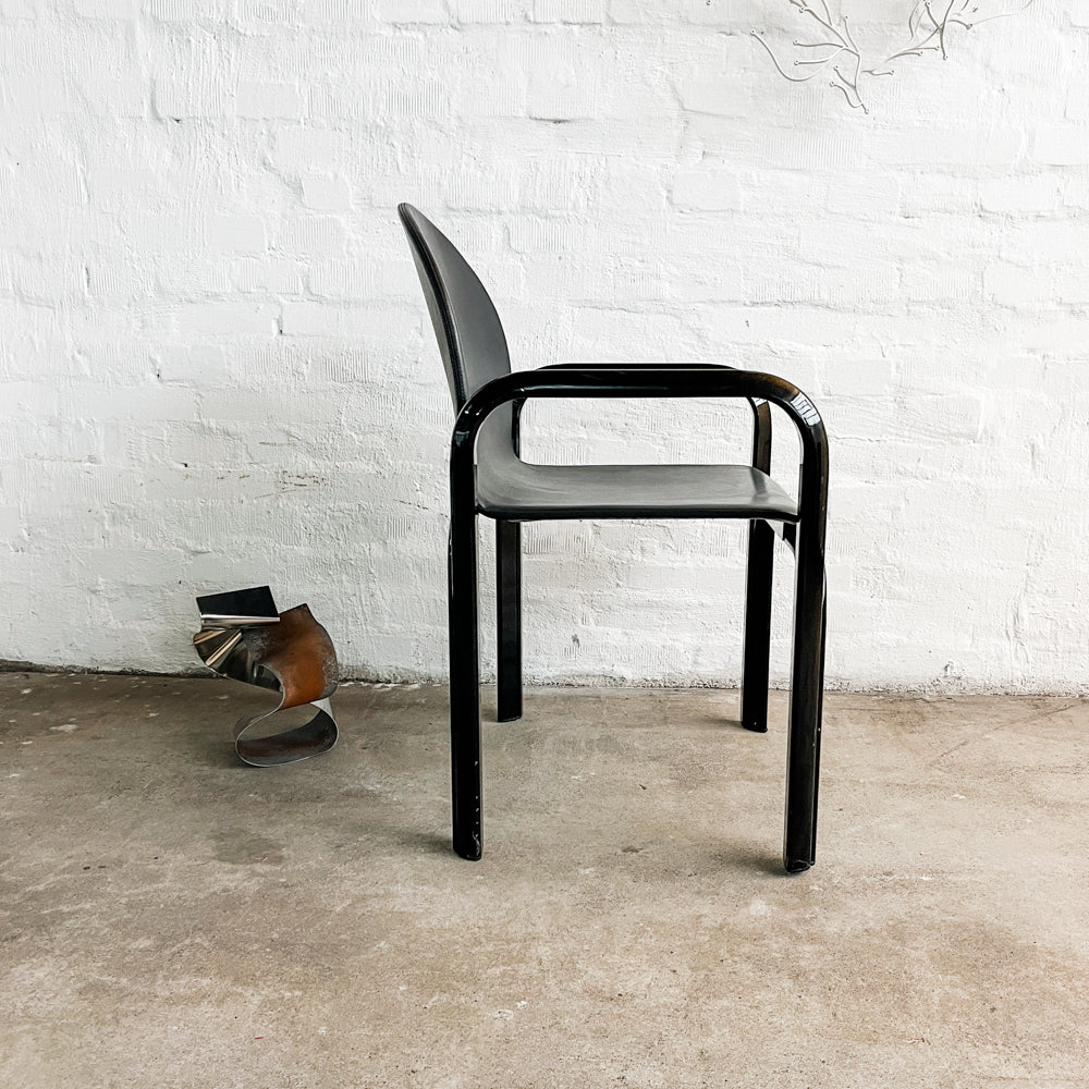 Knoll International - Orsay - Armlehnenstuhl - Gae Aulenti - schwarz - guter gebrauchter Zustand - Image 3