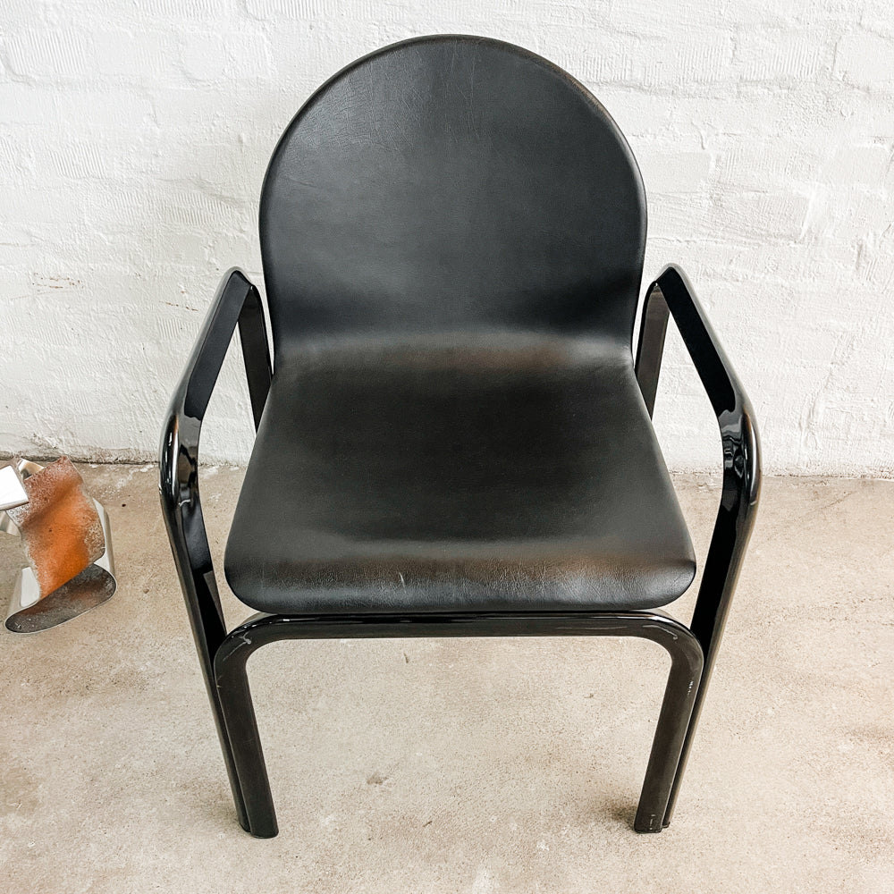 Knoll International - Orsay - Armlehnenstuhl - Gae Aulenti - schwarz - guter gebrauchter Zustand - Image 5