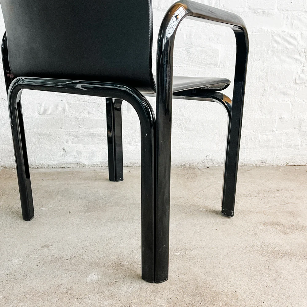 Knoll International - Orsay - Armlehnenstuhl - Gae Aulenti - schwarz - guter gebrauchter Zustand - Image 7