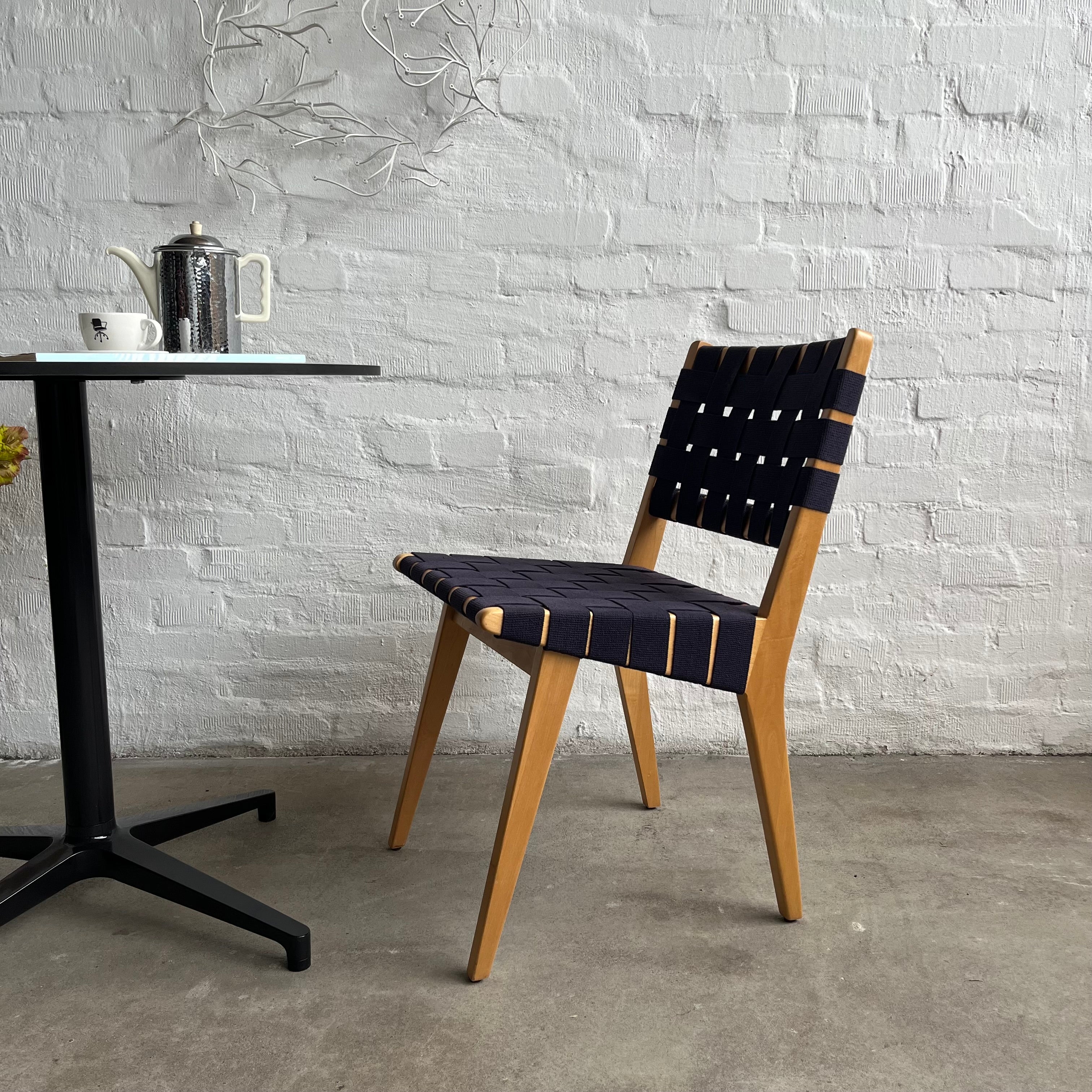 Knoll International - Risom 666 - Stuhl - dunkelblau - Jens Risom - gebrauchter TOP Zustand - Image 3