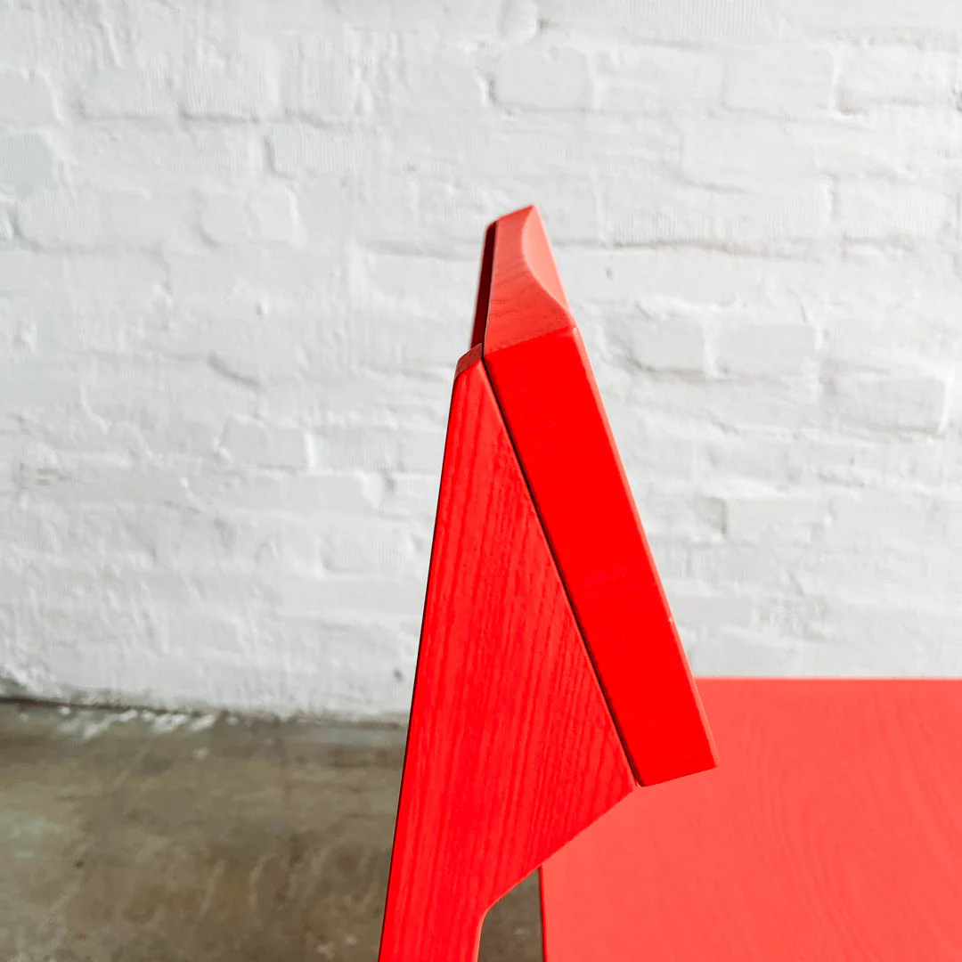 OUT - Schulz - Stuhl - Leuchtrot - NEU - Image 10