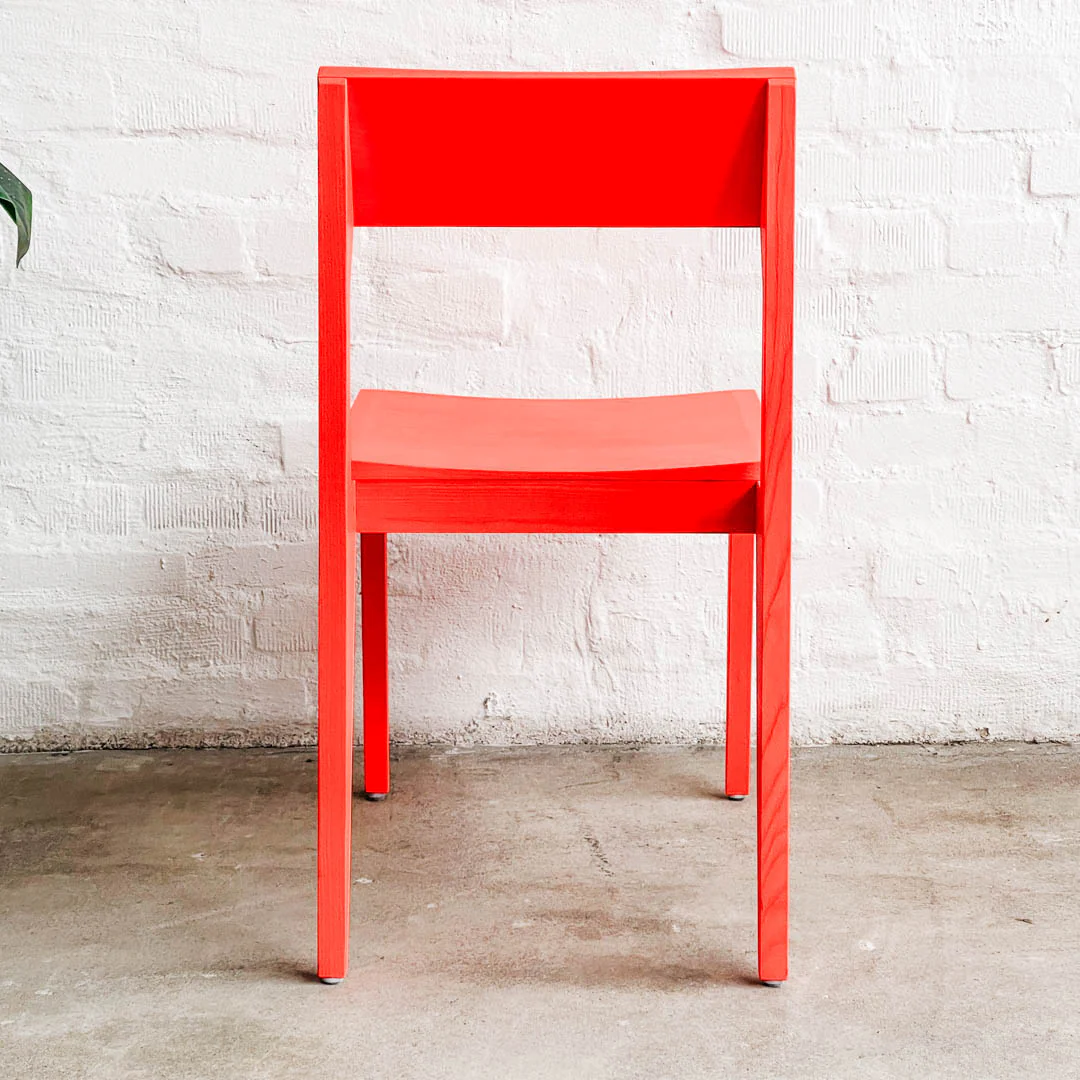 OUT - Schulz - Stuhl - Leuchtrot - NEU - Image 6