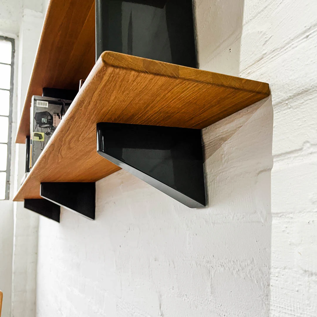 Vitra - Rayonnage Mural Raw Edition - Regal - Eiche/dunkelgrau - Jean Prouvé - gebrauchter TOP Zustand - Image 10