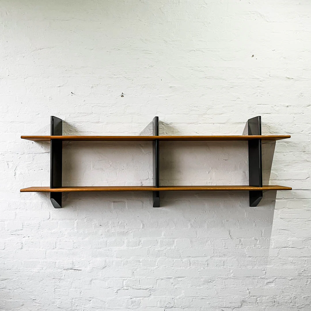 Vitra - Rayonnage Mural Raw Edition - Regal - Eiche/dunkelgrau - Jean Prouvé - gebrauchter TOP Zustand - Image 3