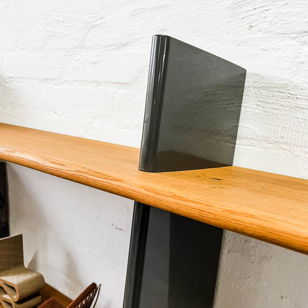 Vitra - Rayonnage Mural Raw Edition - Regal - Eiche/dunkelgrau - Jean Prouvé - gebrauchter TOP Zustand - Image 7