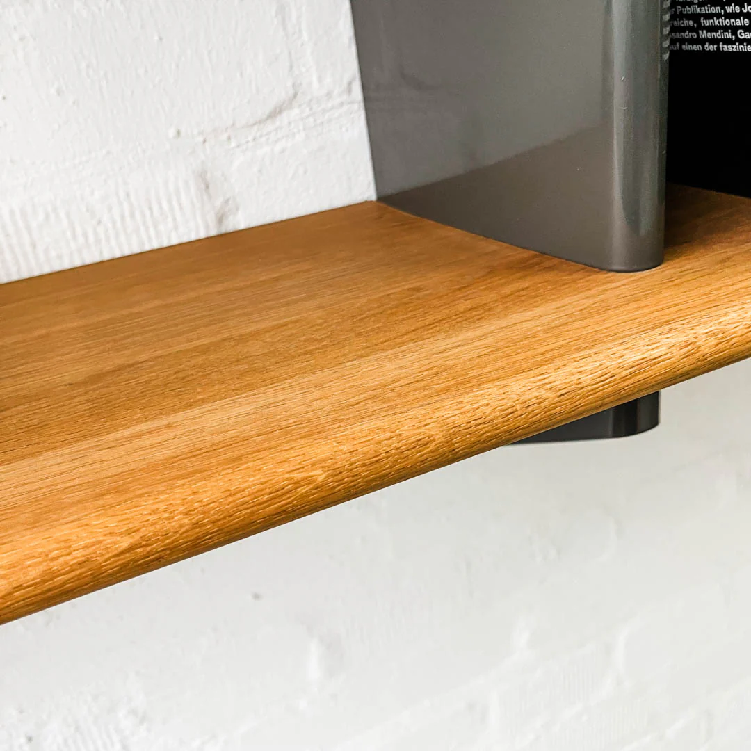 Vitra - Rayonnage Mural Raw Edition - Regal - Eiche/dunkelgrau - Jean Prouvé - gebrauchter TOP Zustand - Image 8