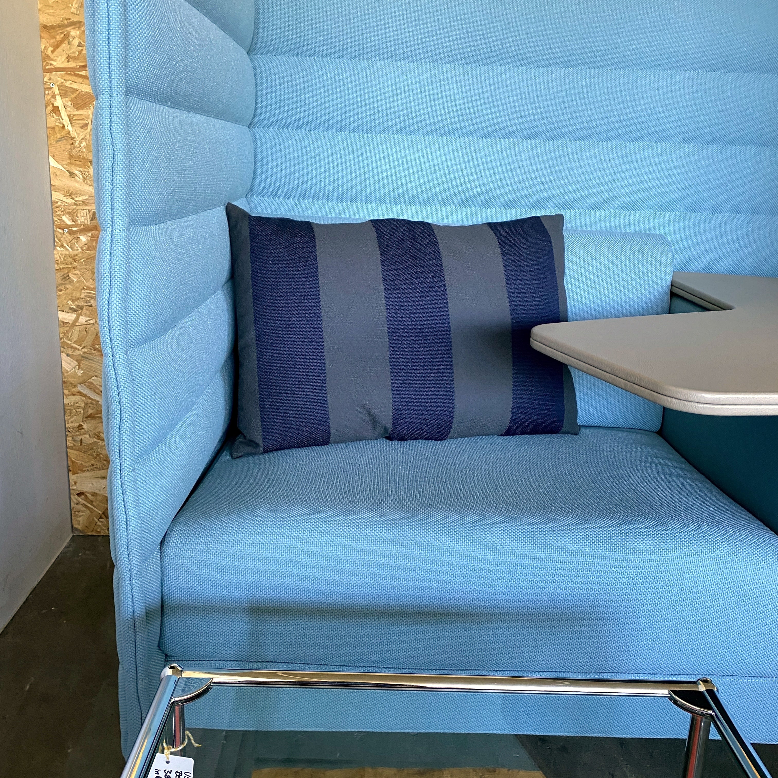 Vitra - Suita - Kissen - 60 x 40 cm - grau/blau gestreift - TOP Zustand - Image 3