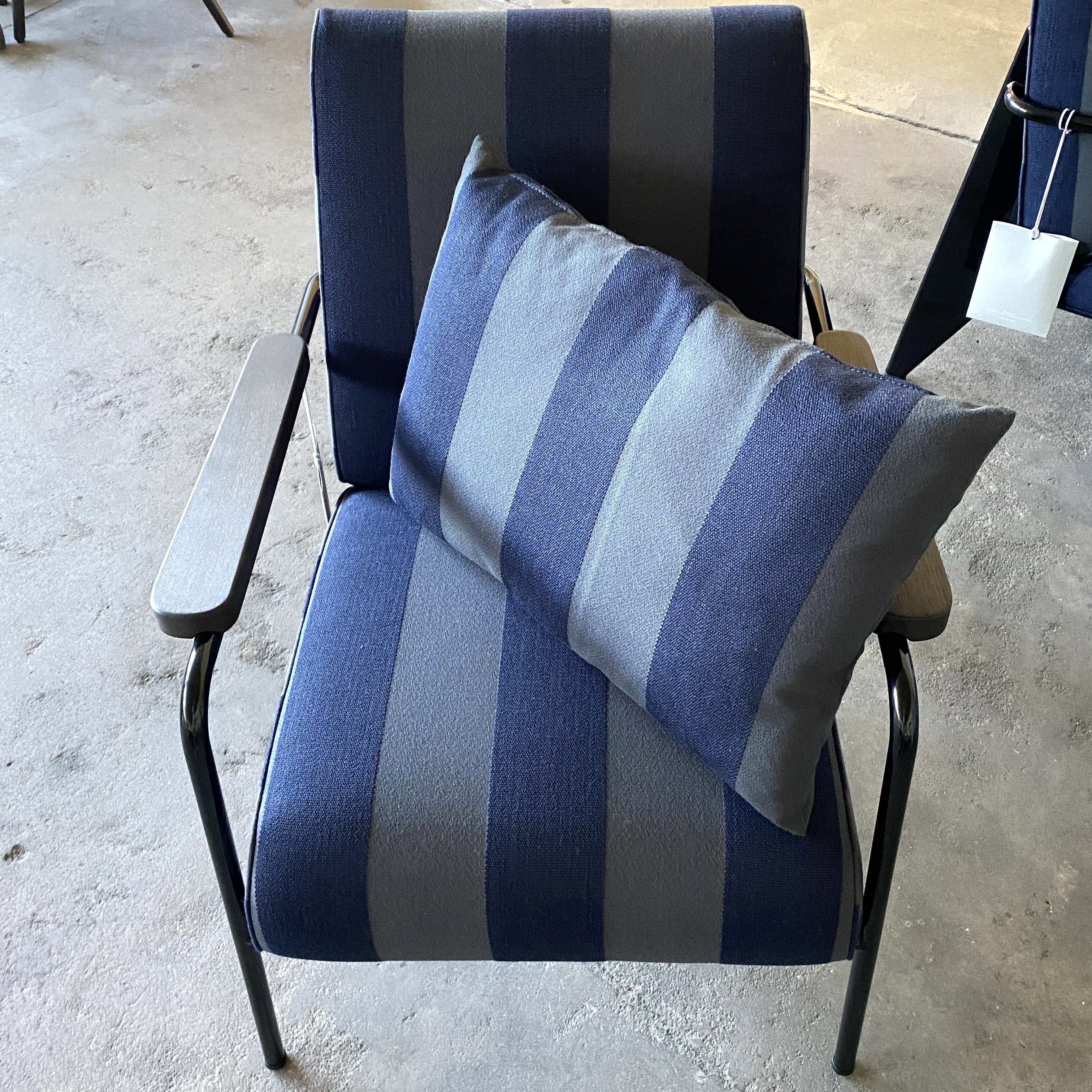 Vitra - Suita - Kissen - 60 x 40 cm - grau/blau gestreift - TOP Zustand - Image 4