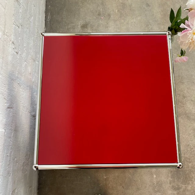 USM Haller - Beistellrollwagen - rot - gebrauchte TOP Qualität - Image 4