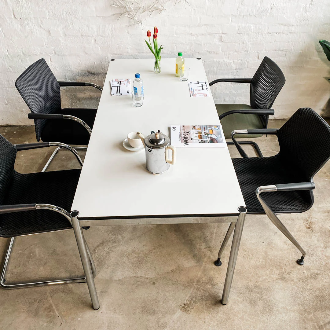 USM Haller - Fenix - Tisch - weiß - 175 x 75 cm - gebrauchte TOP Qualität - Image 5