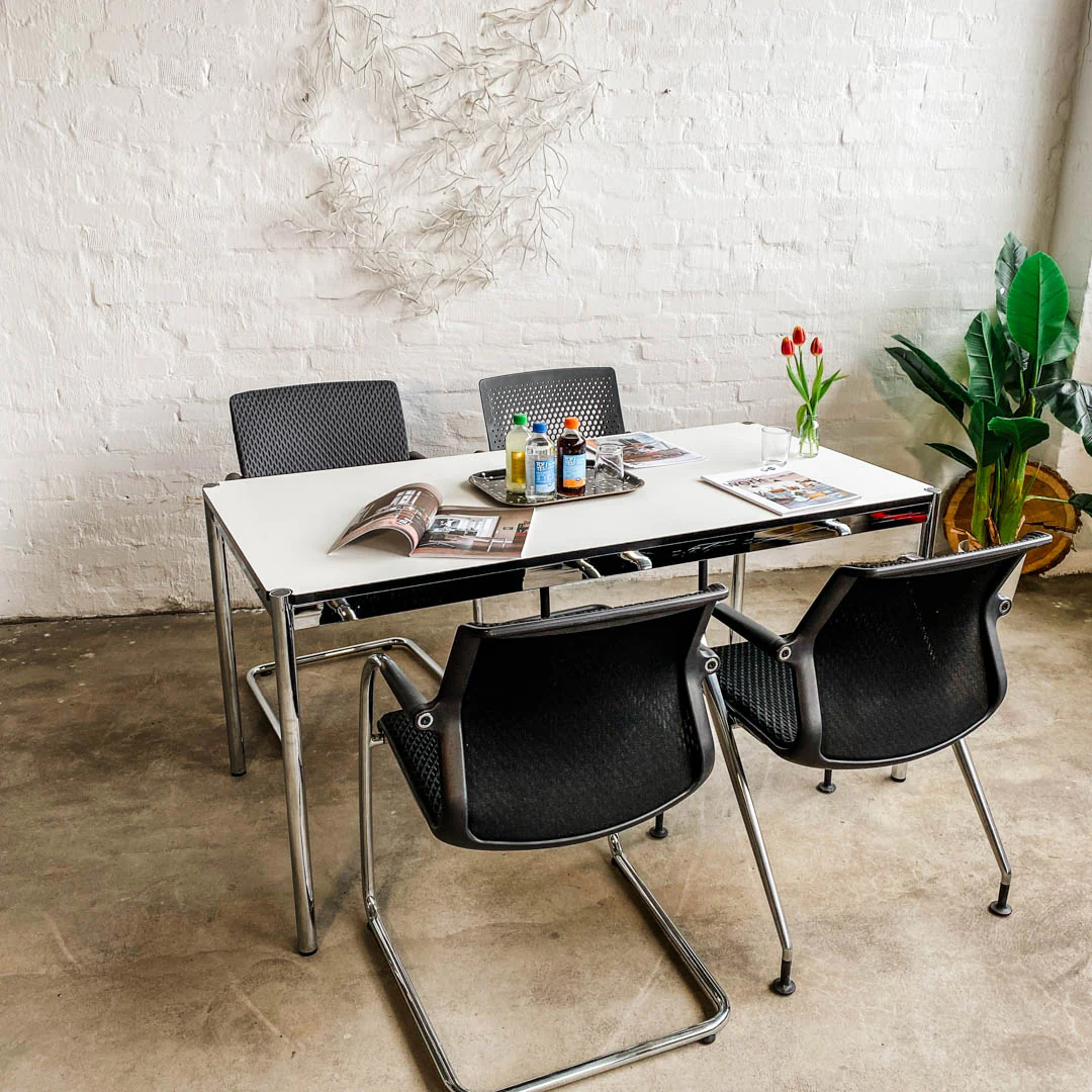 USM Haller - Fenix - Tisch - weiß - 150 x 75 cm - gebrauchte TOP Qualität - Image 3