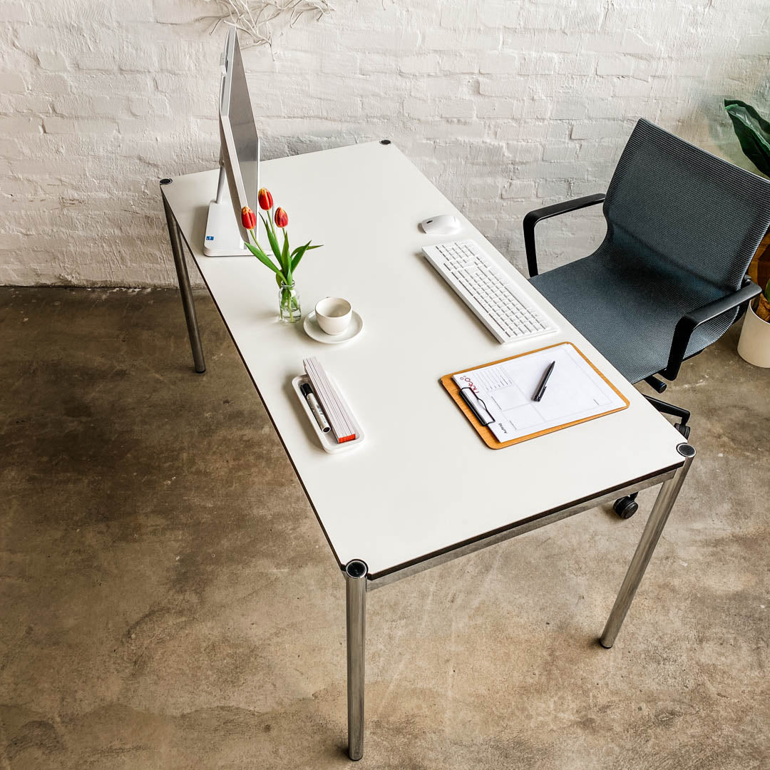 USM Haller - Fenix - Tisch - weiß - 150 x 75 cm - gebrauchte TOP Qualität - Image 5