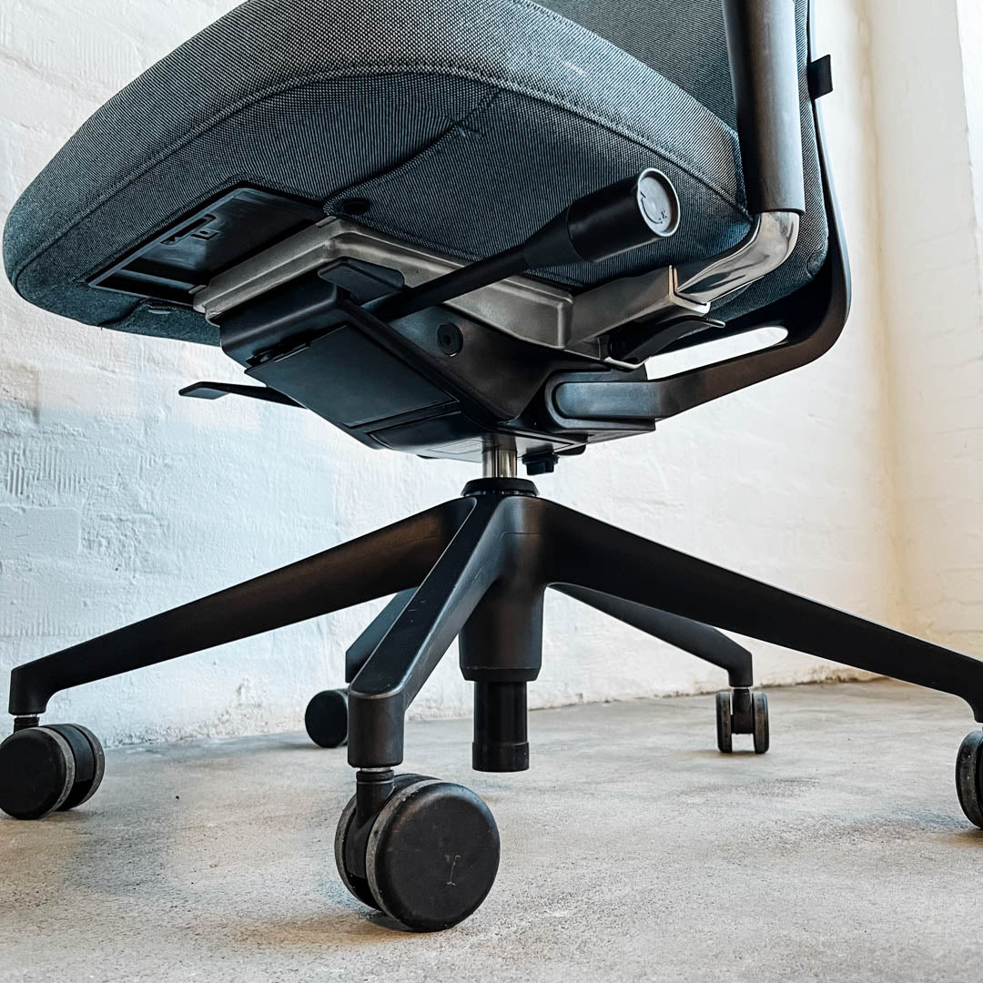 5er Set - Vitra - ID Soft - Bürodrehstuhl - eisblau/schwarz - Antonio Citterio - sehr guter gebrauchter Zustand - Image 11