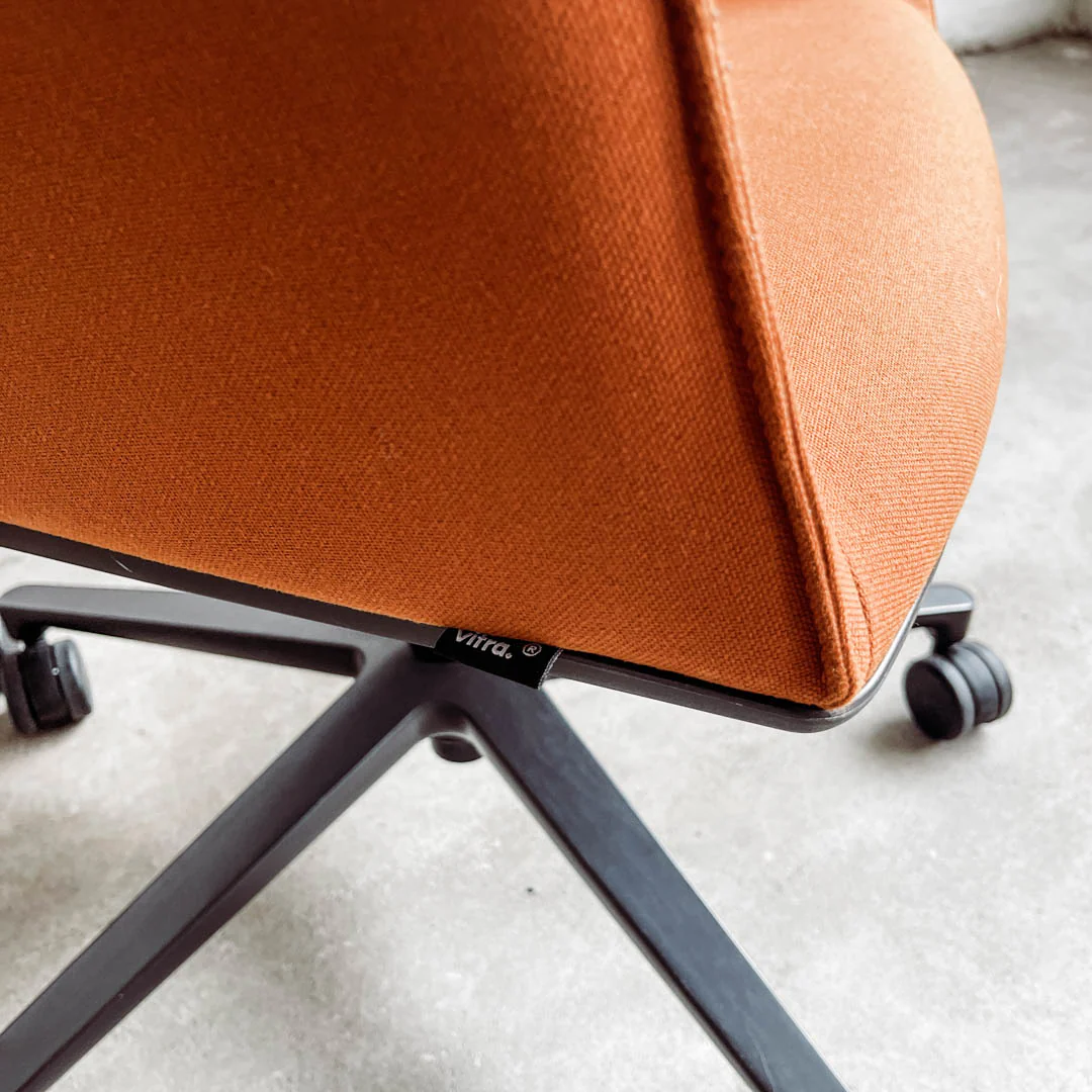 Vitra Bürodrehstuhl Softshell Chair - Stoff cognac - gebrauchter TOP Zustand! - Image 10