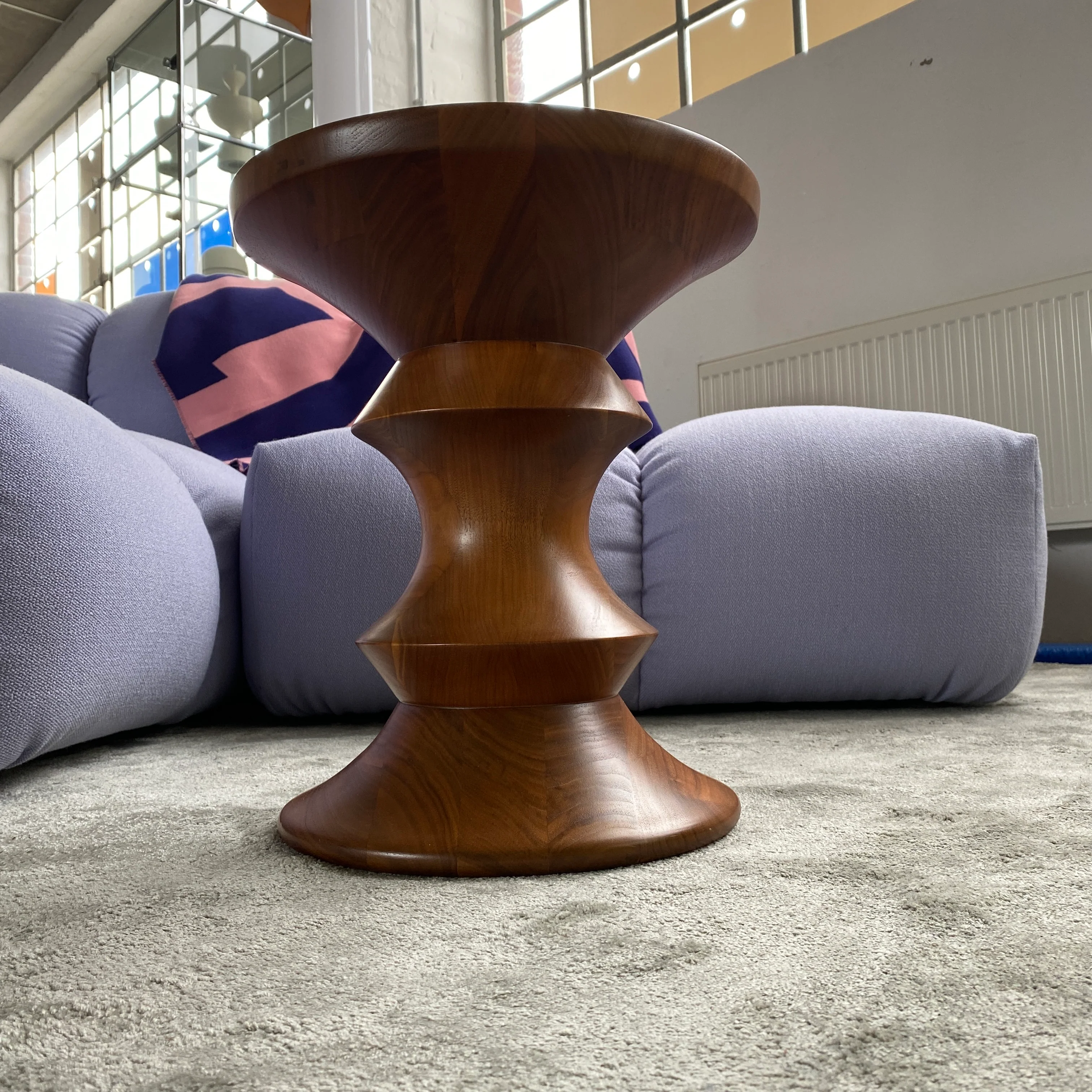 Vitra - Stools Modell A - Hocker - Nussbaum - sehr guter gebrauchter Zustand - Image 4