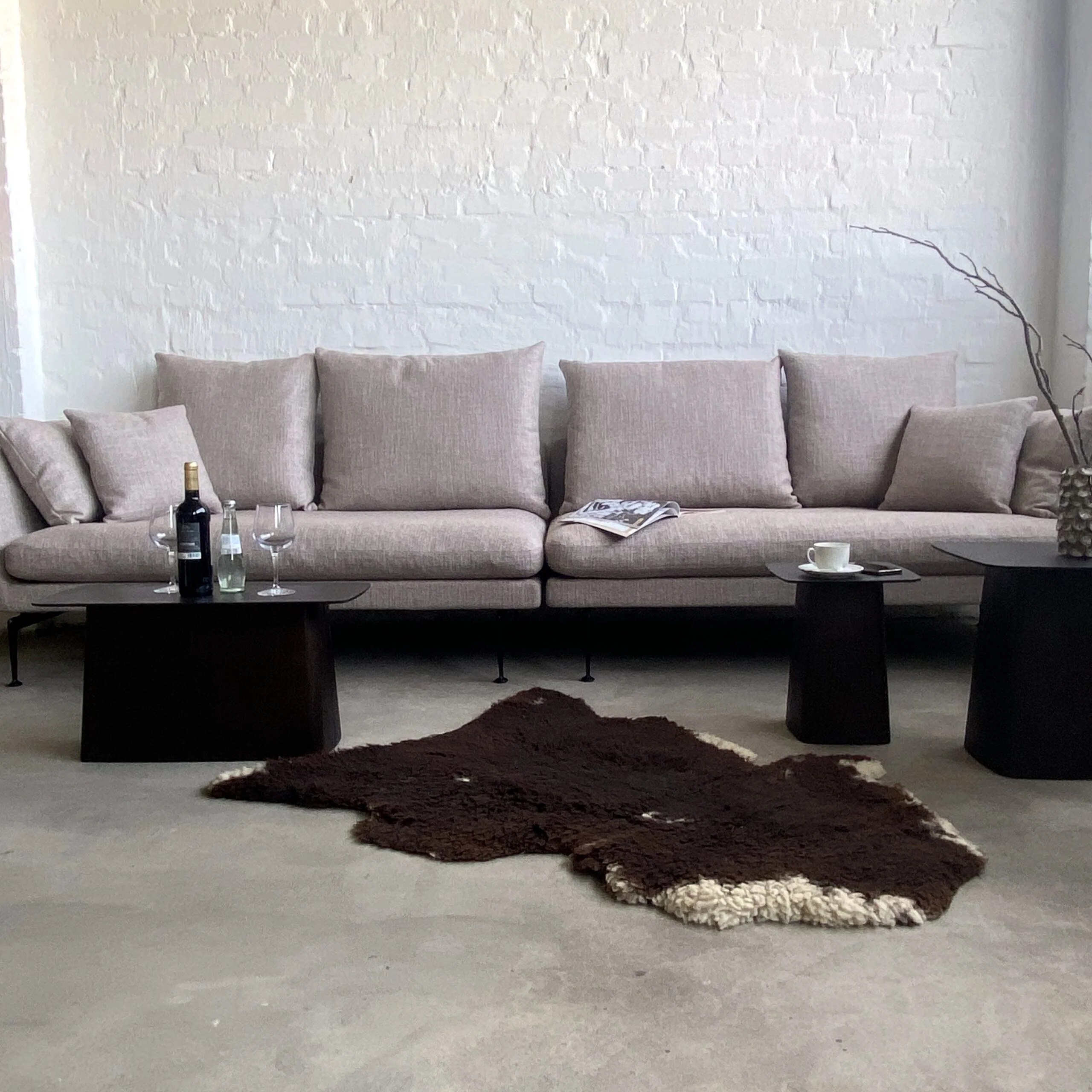 Vitra - Suita - Sofa - mauve melange - Antonio Citterio - TOP Zustand - Image 11